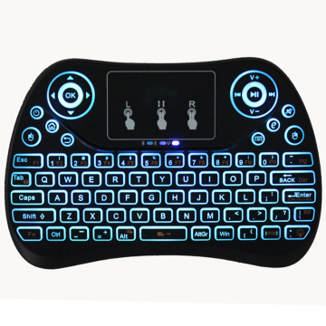 Ergonomic Surface Pocket Handheld Backlit Mini Wireless Keyboard Android Smart TV touch pad keyboard